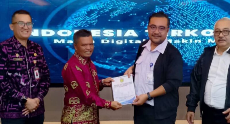 Kepala Dinas Komunikasi dan Informatika Kota Sungai Penuh, H. Josrizal Helman, S.Si, Apt, melakukan audiensi ke Kementerian Komunikasi dan Digital RI