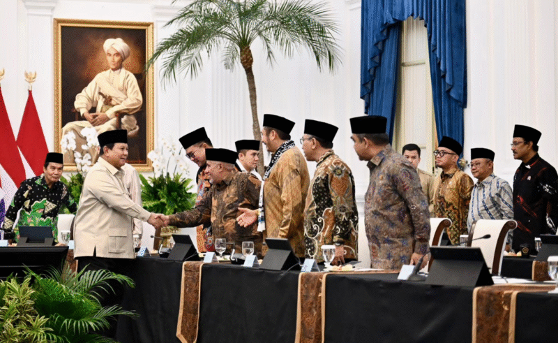 Prabowo Silaturahmi dengan Ormas Islam di Istana