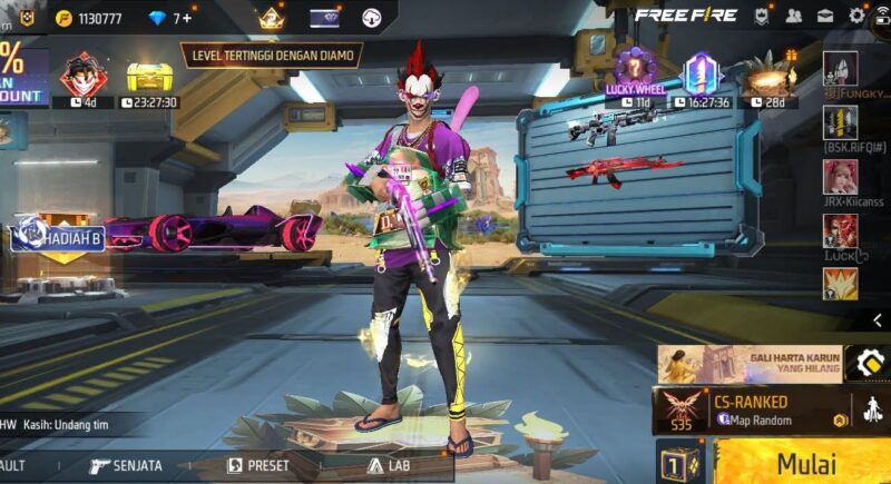 Kode Redeem Free Fire Hari Ini 25 Februari 2026