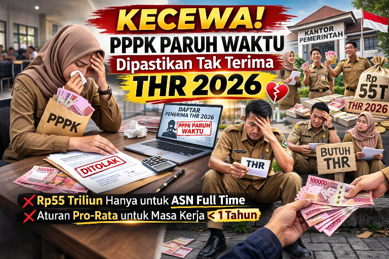 Miris! PPPK Paruh Waktu Tak Dapat THR 2026, ASN Kudus Terpaksa Patungan