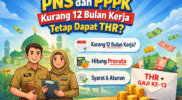 Kerja Belum Setahun PNS dan PPPK dapat THR