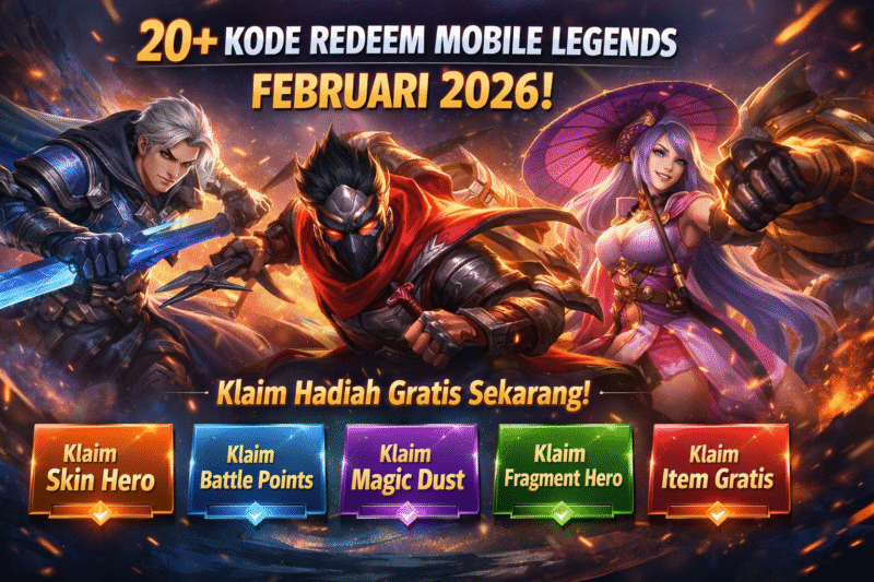 Update MLBB:  Kode Redeem Skin Eksklusif & Magic Dust Gratis!