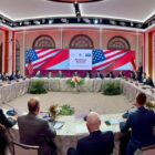 // Presiden Prabowo Subianto menghadiri sesi roundtable Business Summit yang digelar U.S. Chamber of Commerce di Washington DC, Rabu (18/2/2026) (Foto Setkab RI)