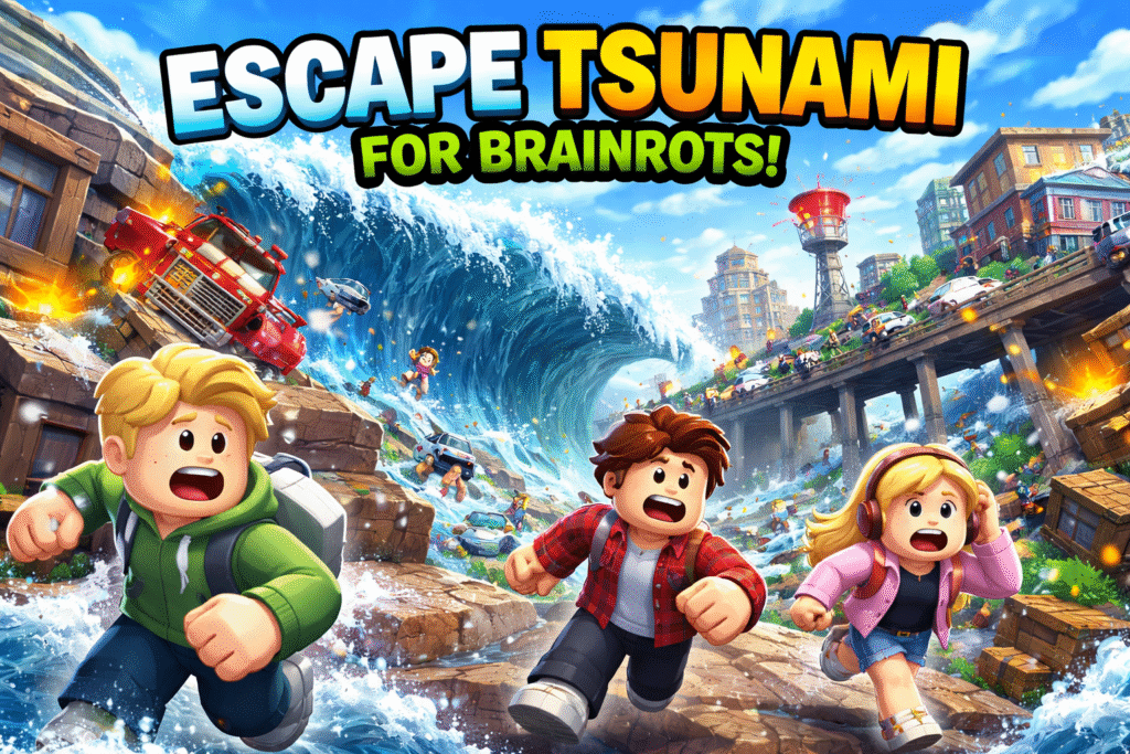 Game Survival Tsunami di Roblox Viral! Map Chaos Bikin Pemain Panik dan Ketagihan - Aksarabrita.com