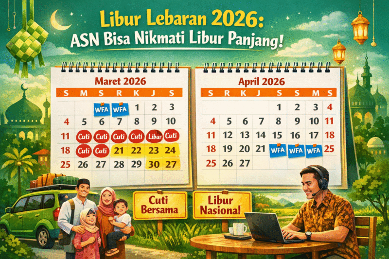 Libur Lebaran 2026: ASN Bisa Nikmati Libur Panjang!