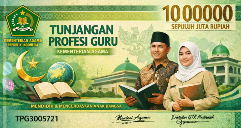 TPG Guru Madrasah Mulai Cair Bertahap, Lulusan PPG 2025 Juga Kebagian