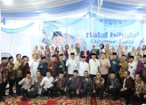 Wali Kota Sungai Penuh Alfin hadiri silaturahmi akbar di Bangko bersama Gubernur Jambi Al Haris, perkuat sinergi dan kebersamaan antar daerah pasca Idul Fitri
