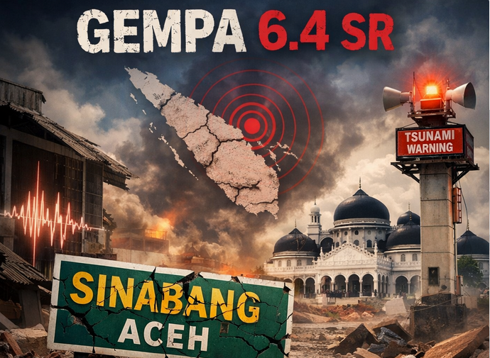 Gempa M 6,4 Guncang Aceh, Getaran Terasa hingga Medan