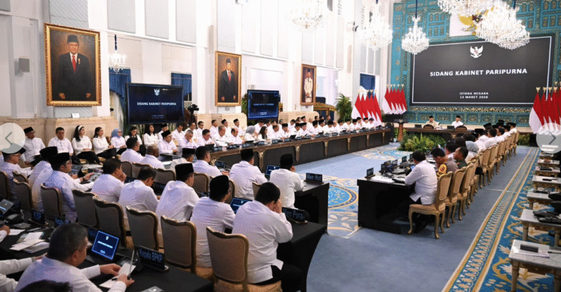 Prabowo Pimpin Sidang Kabinet Jelang Idulfitri 1447 H (Setkab RI)
