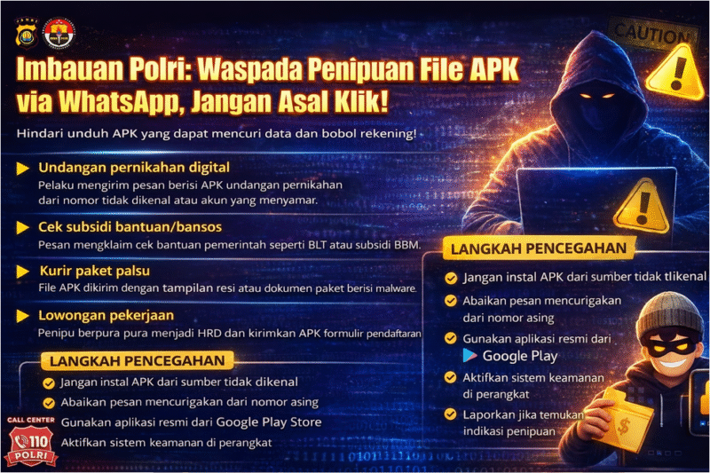 Waspada Penipuan File APK via WhatsApp Jangan Asal Klik!