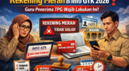 Rekening Merah di Info GTK 2026? Guru TPG Wajib Cek Ini