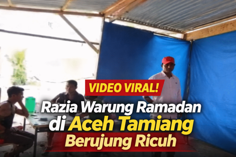 Razia Warung Siang Ramadan di Aceh Berujung Ricuh