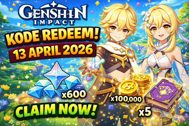 Klaim Kode Redeem Genshin Impact  Primogem Gratis Hari Ini!