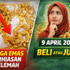 Harga Emas Perhiasan Melemah 9 April 2026, Ini Faktor dan Waktu Terbaik Membeli