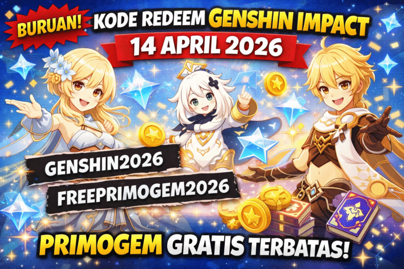 Update! Kode Redeem Genshin Impact 14 April 2026 Resmi Rilis