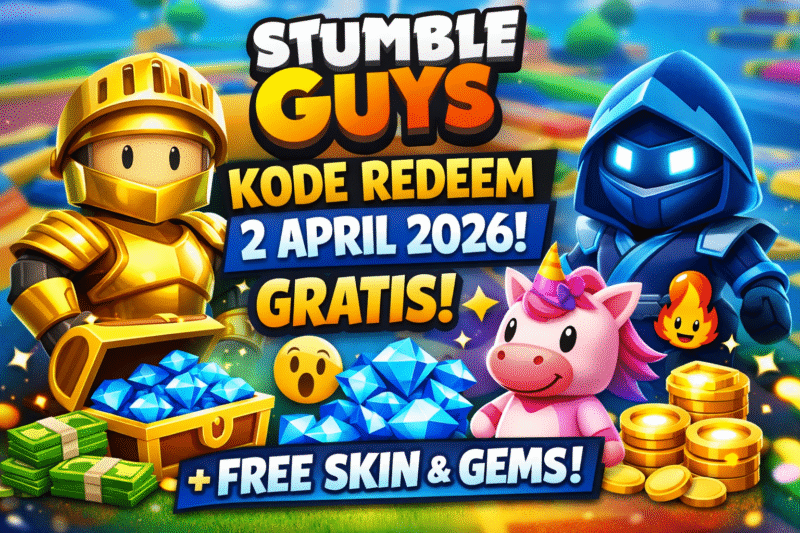 Kode Redeem Stumble Guys 2 April 2026: Klaim Gratis Sekarang!