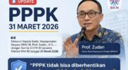 Meski Tak Ada Anggaran PPPK Tetap Tak Bisa Diberhentikan
