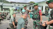 Kenaikan Pangkat Prajurit Ini Pesan Dandim Kerinci