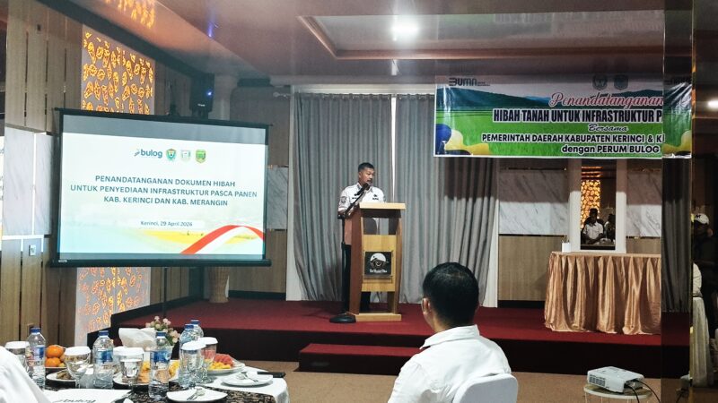 Monadi Teken NPHD dengan Bulog, Perkuat Ketahanan Pangan