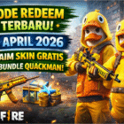 Klaim Kode Redeem Free Fire Skin Bundle Quackman Gratis