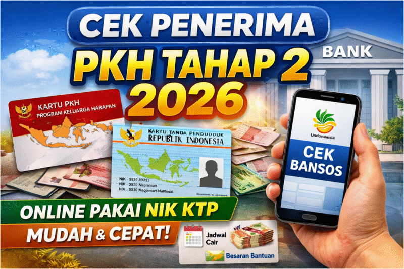 Cara Cek Penerima PKH Tahap 2 Tahun 2026 Pakai NIK KTP
