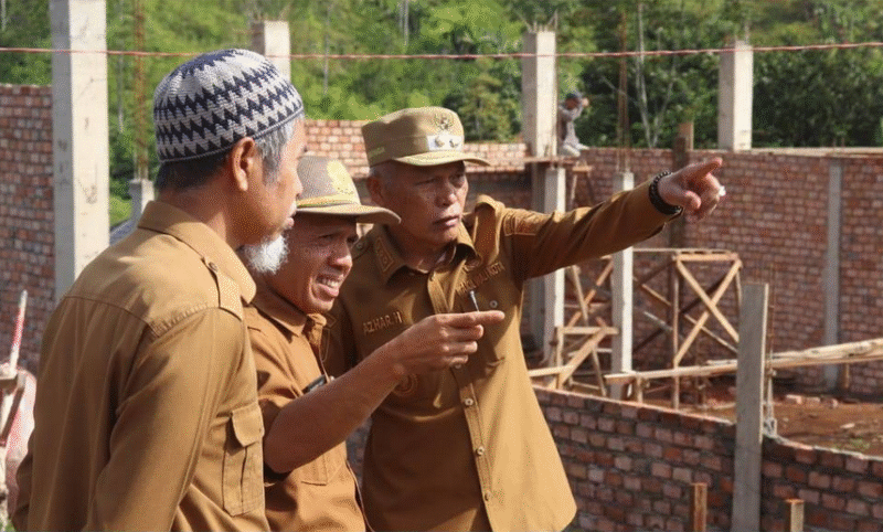 Wawako Azhar Kembali Tinjau Pembangunan Gedung Kopdes