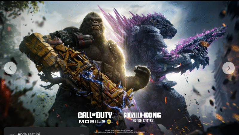 Kode Redeem CODM Godzilla 16 April 2026, Spesial Sekarang!