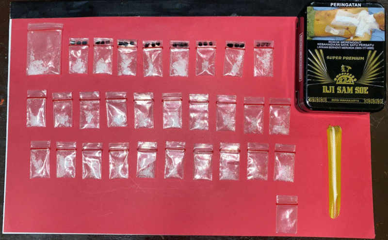 Pemuda Watunonju Ditangkap, 29 Paket Sabu Siap Edar Disita