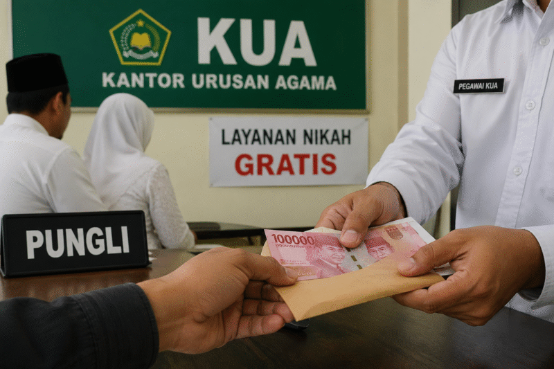 Ilustrasi pungli nikah