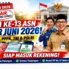 Gaji ke-13 ASN Akan Masuk Rekening, Ini Jadwal dan Rinciannya