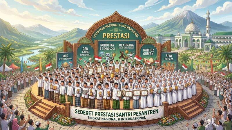 Tak Hanya Ngaji, Santri Ini Tembus Prestasi Hingga Internasional