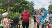 Wakil Bupati Bungo, Tri Wahyu Hidayat, turun langsung meninjau lokasi terdampak pada Jumat (15/05/2026)