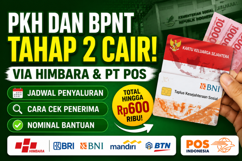 PKH dan BPNT Tahap 2 Cair, Cek Jadwal dan Penerimanya Sekarang
