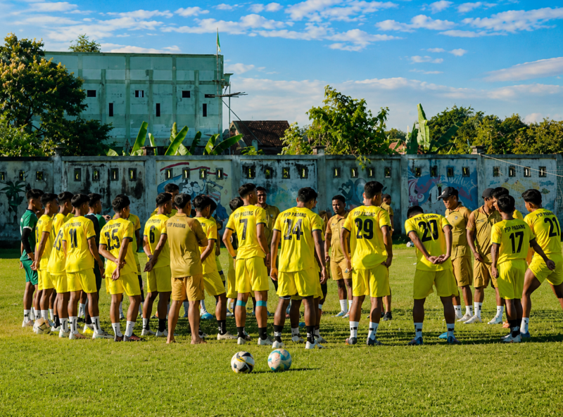PSP Padang saat latihan, Sabtu (30/5/2026)
