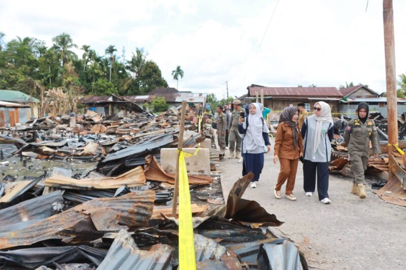 Usai Kebakaran, GOW Tanjab Barat Pastikan Pemulihan Warga