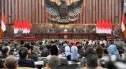 pidato dalam Rapat Paripurna DPR RI ke-19 Masa Persidangan V Tahun Sidang 2025–2026 di Gedung Nusantara MPR/DPR/DPD RI, Jakarta, Rabu (20/5/2026).