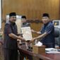 Bupati Anwar Sadat Sampaikan Dua Ranperda Paripurna DPRD 