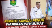 ASN Sungai Penuh Masuk Kantor Hanya 4 Hari
