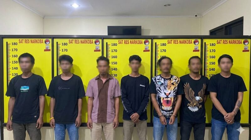 Polres Kerinci Ungkap Jaringan Narkoba 6 Orang Ditangkap