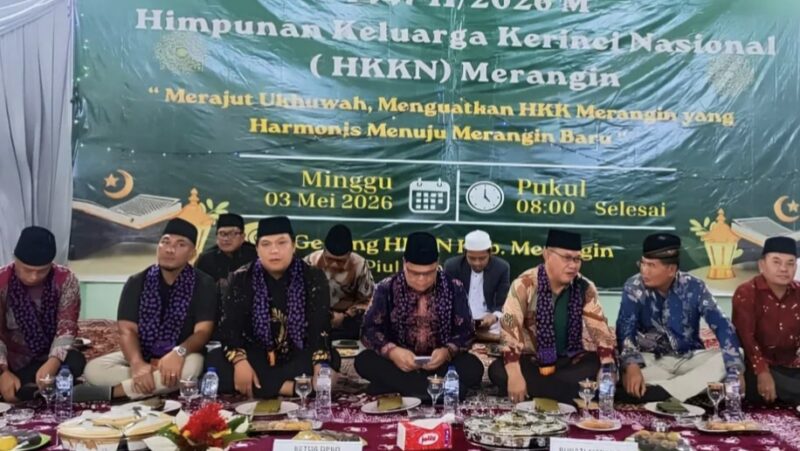 Ketua DPRD Hadiri Halal Bihalal dan Pelepasan Jemaah Haji HKKN Merangin