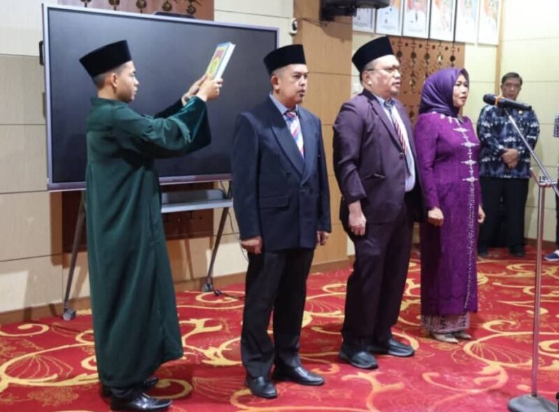 Azhar Hamzah Lantik Tiga Pejabat Kesehatan di RSUD