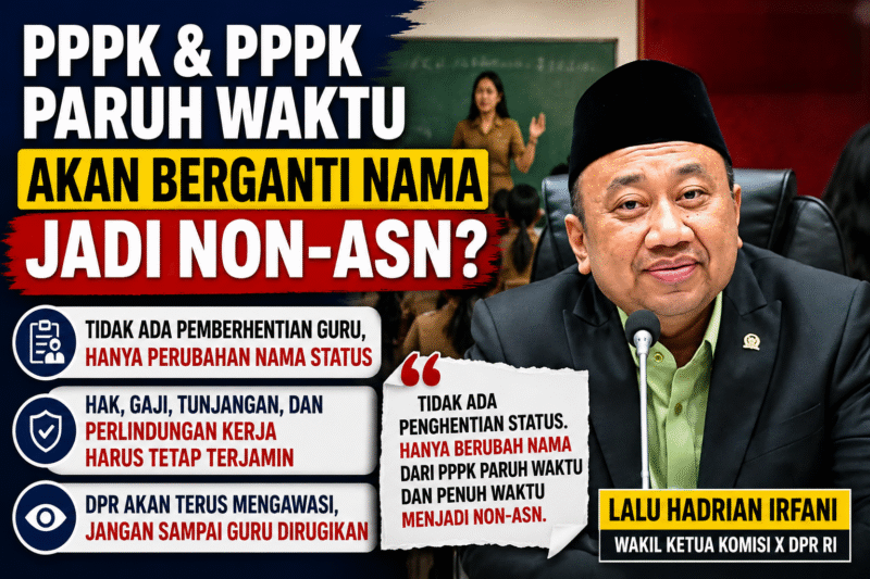 PPPK dan PPPK Paruh Waktu Akan Berganti Nama Jadi Non-ASN