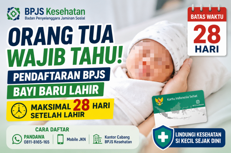 Orang Tua Wajib Tahu! Pendaftaran BPJS Bayi Baru Lahir
