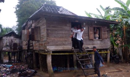 Wabup Junaidi Mahir Gerak Cepat Bantu Korban Kebakaran Desa Bakung