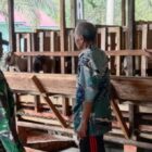 Babinsa Tebo Pantau Kondisi Ternak Warga
