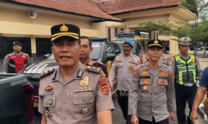 Polres Merangin Sosialisasikan Layanan 110 Siap Layani 24 Jam
