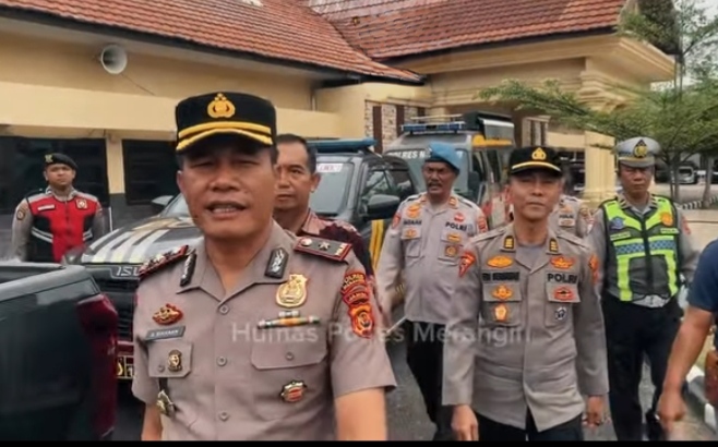 Polres Merangin Sosialisasikan Layanan 110 Siap Layani 24 Jam
