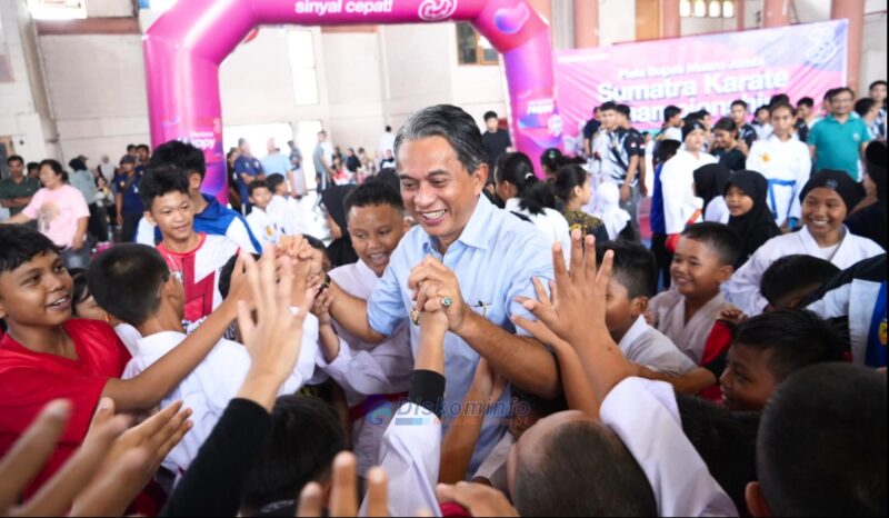 Wabup Junaidi Dorong Lahirnya Atlet Karate Berprestasi