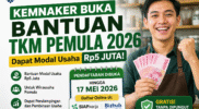 Kemnaker Salurkan Bantuan Usaha Rp5 Juta, Ini Syaratnya