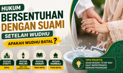 Hukum Bersentuhan dengan Suami Setelah Wudhu Apakah Batal?